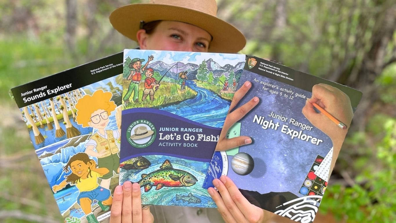 Grand Canyon Junior Ranger booklets for kids visiting the South Rim