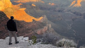 Grand Canyon South Rim Viewpoint Grand Canyon South Rim viewpoint overlooking the canyon in Arizona